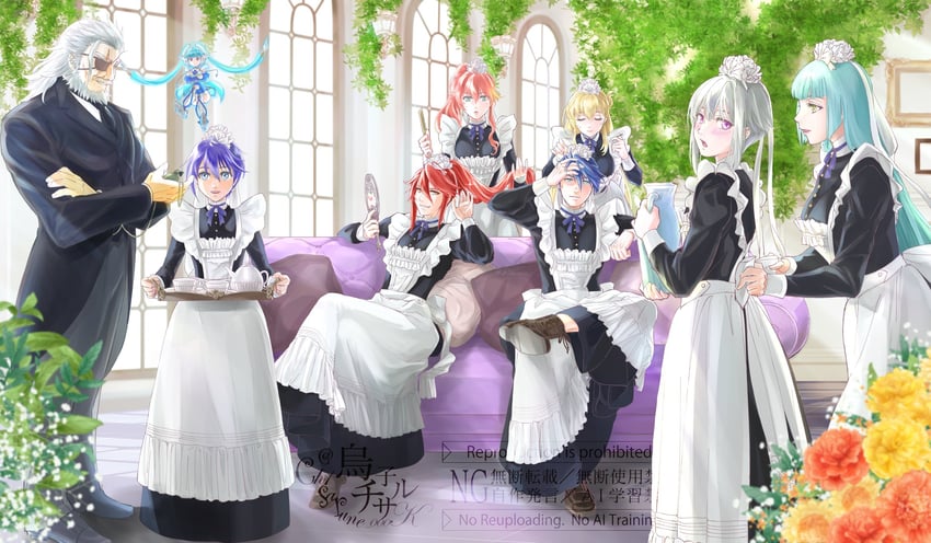 agnes claudel, van arkride, aaron wei, judith lanster, risette twinings, and 4 more (eiyuu densetsu and 1 more) drawn by chisarune