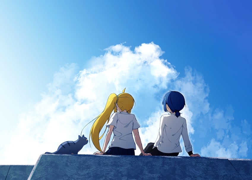 ijichi nijika and yamada ryo (bocchi the rock!) drawn by fukaikiri