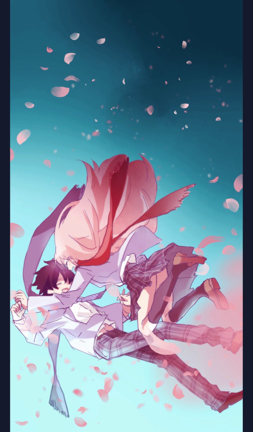 zero two and hiro (darling in the franxx) drawn by li12060214to