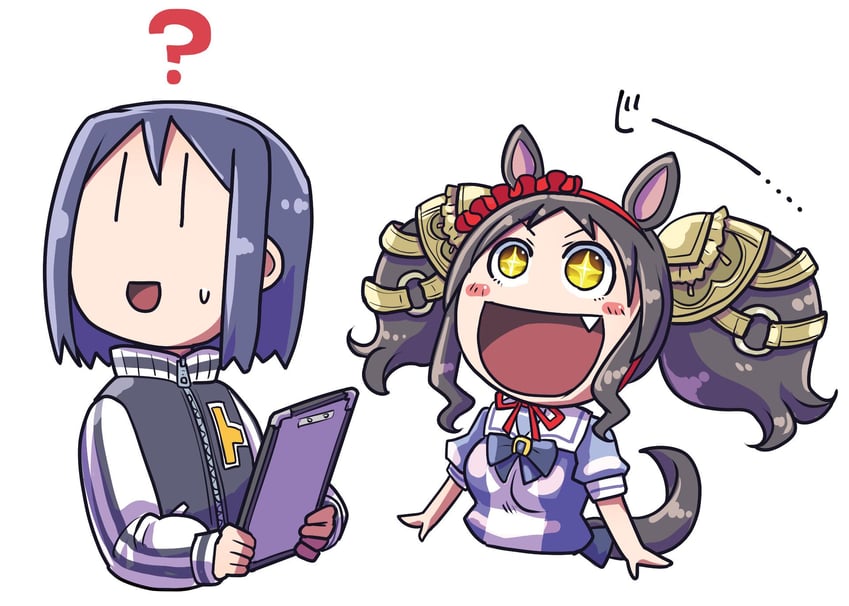 trainer, female trainer, and marvelous sunday (umamusume) drawn by sakazaki_freddy