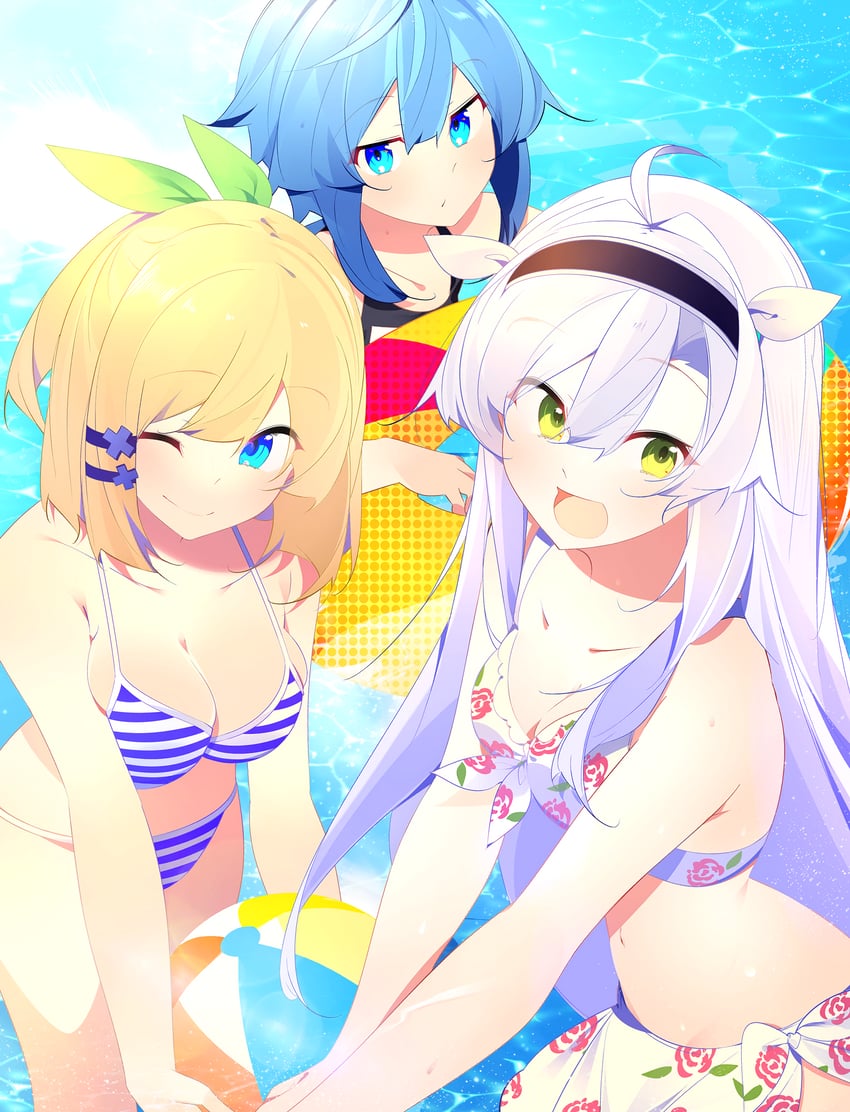 sistine fibel, rumia tingel, and ryiel rayford (rokudenashi majutsu koushi to akashic record and 1 more) drawn by benio_(dontsugel)