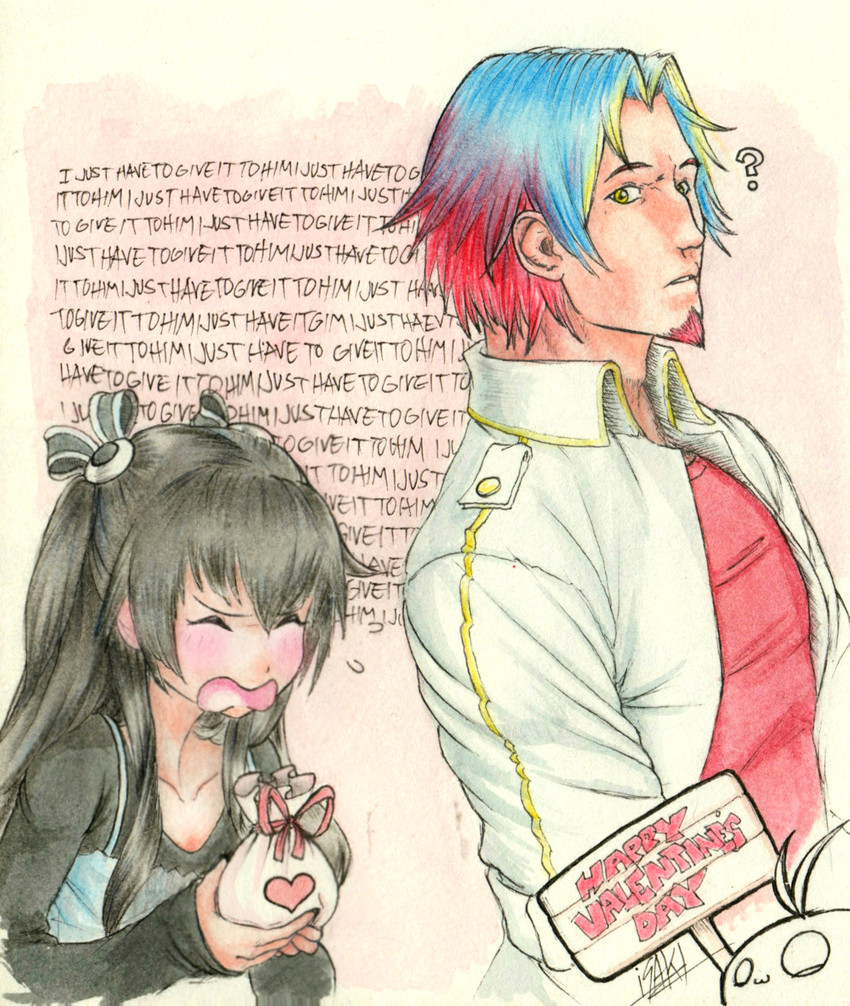 uni and brave the hard (neptune) drawn by isaki_tanaka