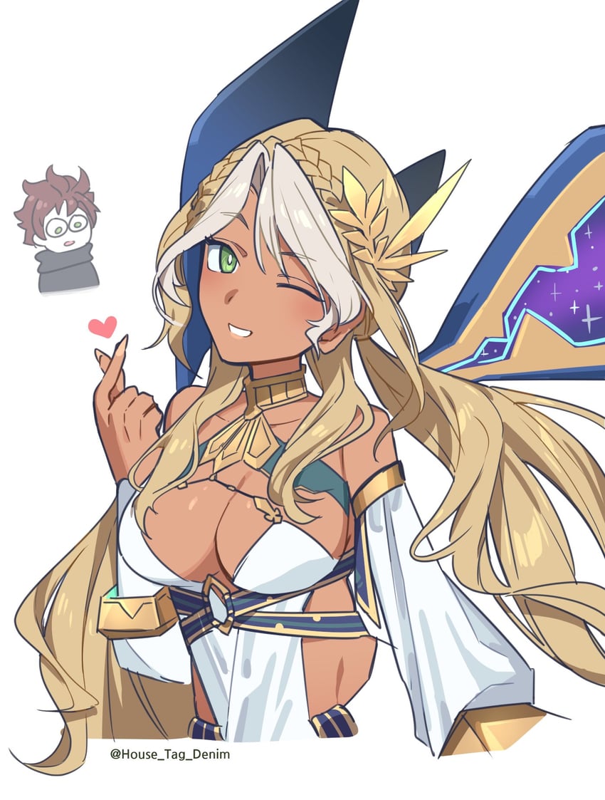 andromeda and perseus (fate and 2 more) drawn by house_tag_denim