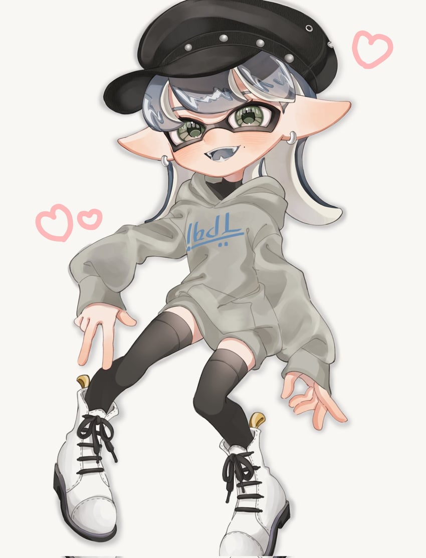 inkling player character and inkling girl (splatoon) drawn by lemo_(lemo_4)