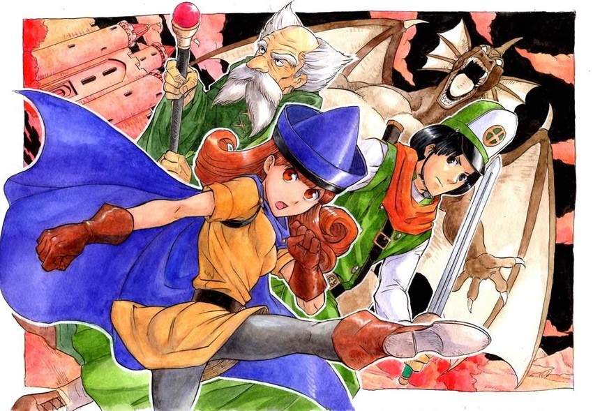 alena, clift, and brey (dragon quest and 1 more) drawn by sio2_(nisankakeiso)