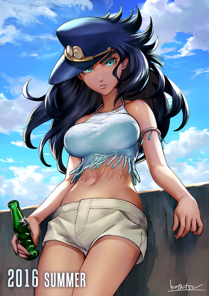 kujo jotaro (jojo no kimyou na bouken and 1 more) drawn by kotatsu_(g-rough)