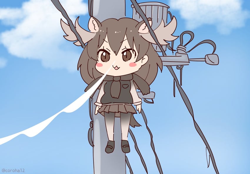 moose (kemono friends and 1 more) drawn by coroha