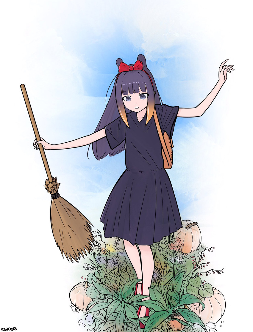 ninomae ina'nis and kiki (hololive and 2 more) drawn by swoog