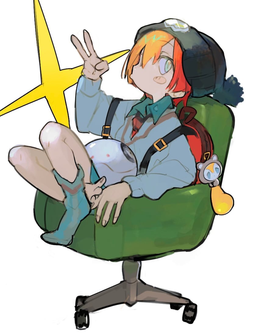 amate yuzuriha, haro, and ensign (gundam and 2 more) drawn by ni_(nimame629)
