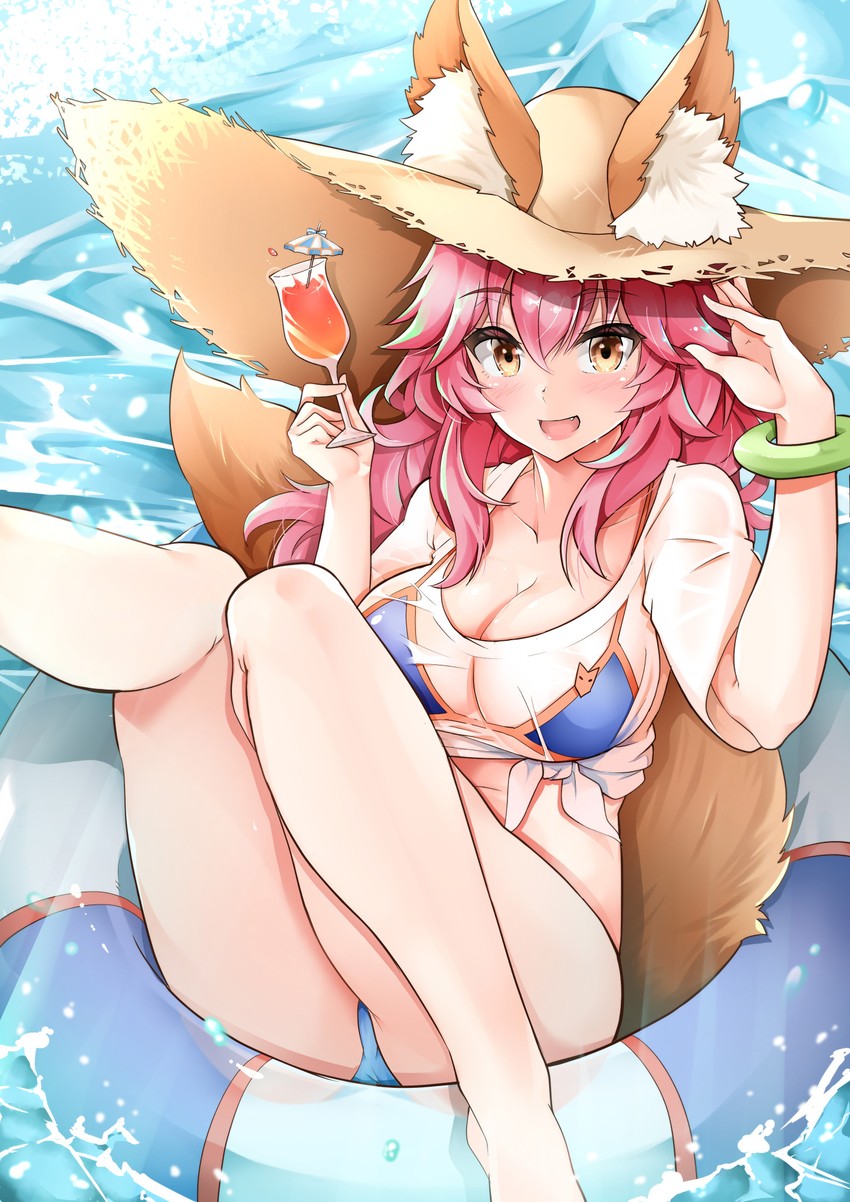 tamamo and tamamo no mae (fate and 1 more) drawn by sezok