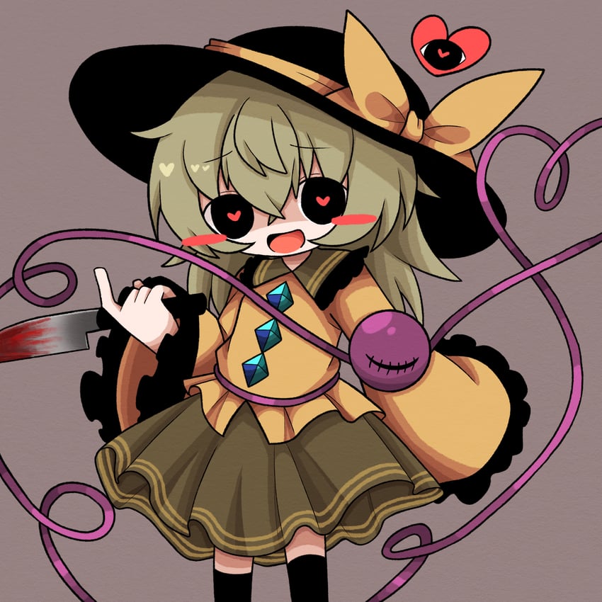 komeiji koishi (touhou and 1 more) drawn by zunusama