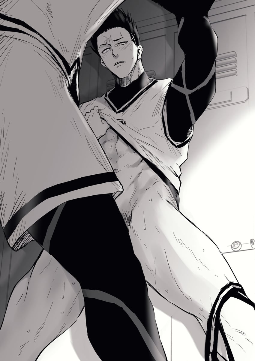 nagi seishirou and barou shouei (blue lock) drawn by chuma_a_a