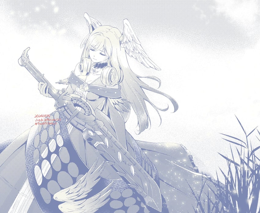 melia antiqua (xenoblade chronicles and 1 more) drawn by fon_(fon_dq)