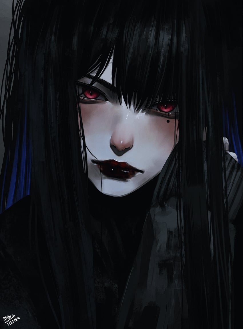 nerissa ravencroft (hololive and 1 more) drawn by steb