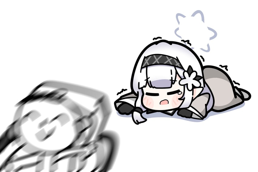 sensei, doodle sensei, and himari (blue archive) drawn by l4ttekim
