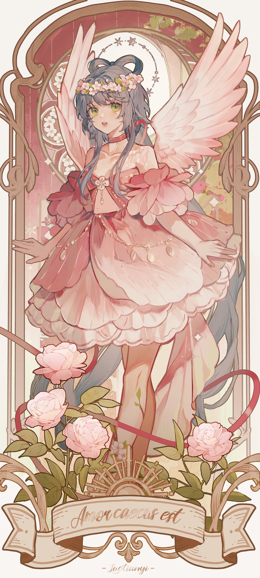 luo tianyi (vocaloid and 1 more) drawn by niukou_kouzi