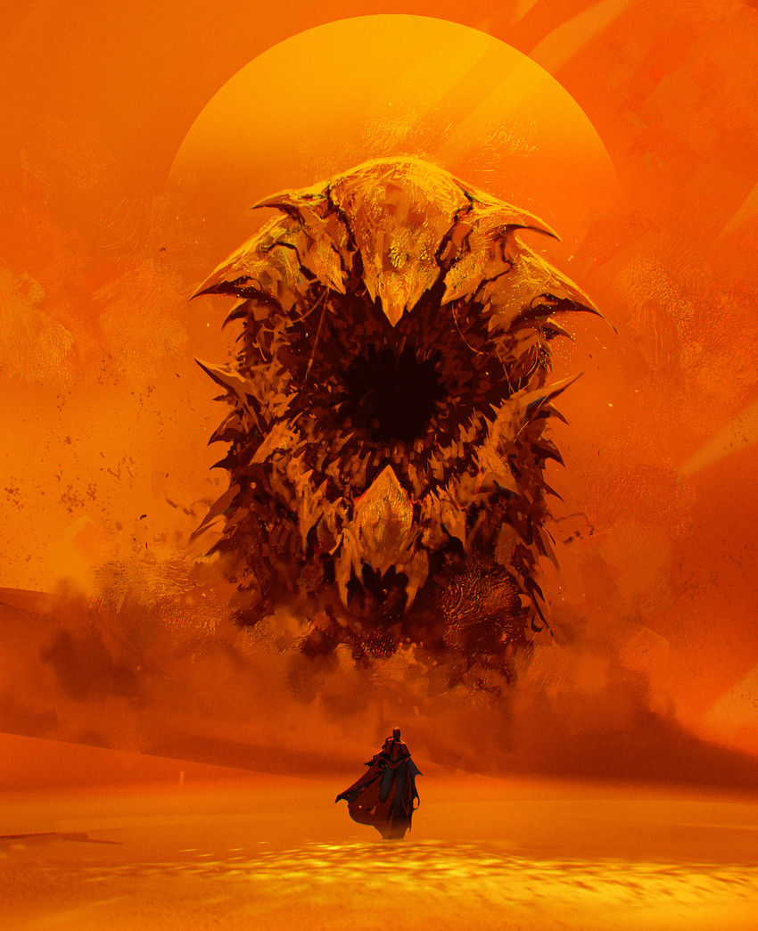 sandworm (dune) drawn by kalmahul