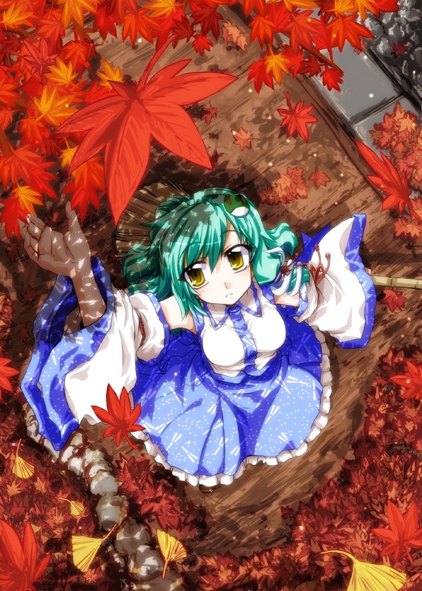 kochiya sanae (touhou) drawn by takana_shinno