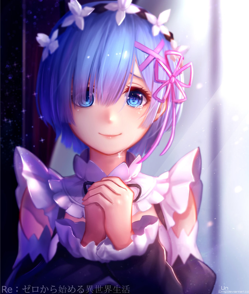 rem (re:zero kara hajimeru isekai seikatsu) drawn by jurrig