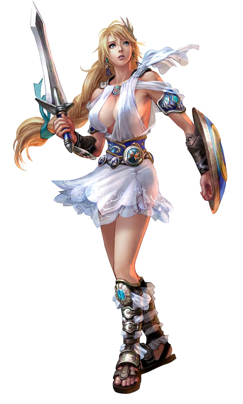 sophitia alexandra (soulcalibur and 1 more) drawn by kawano_takuji