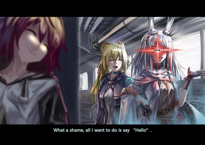 doctor, exusiai, frostnova, and female doctor (arknights) drawn by cishi_nianshao