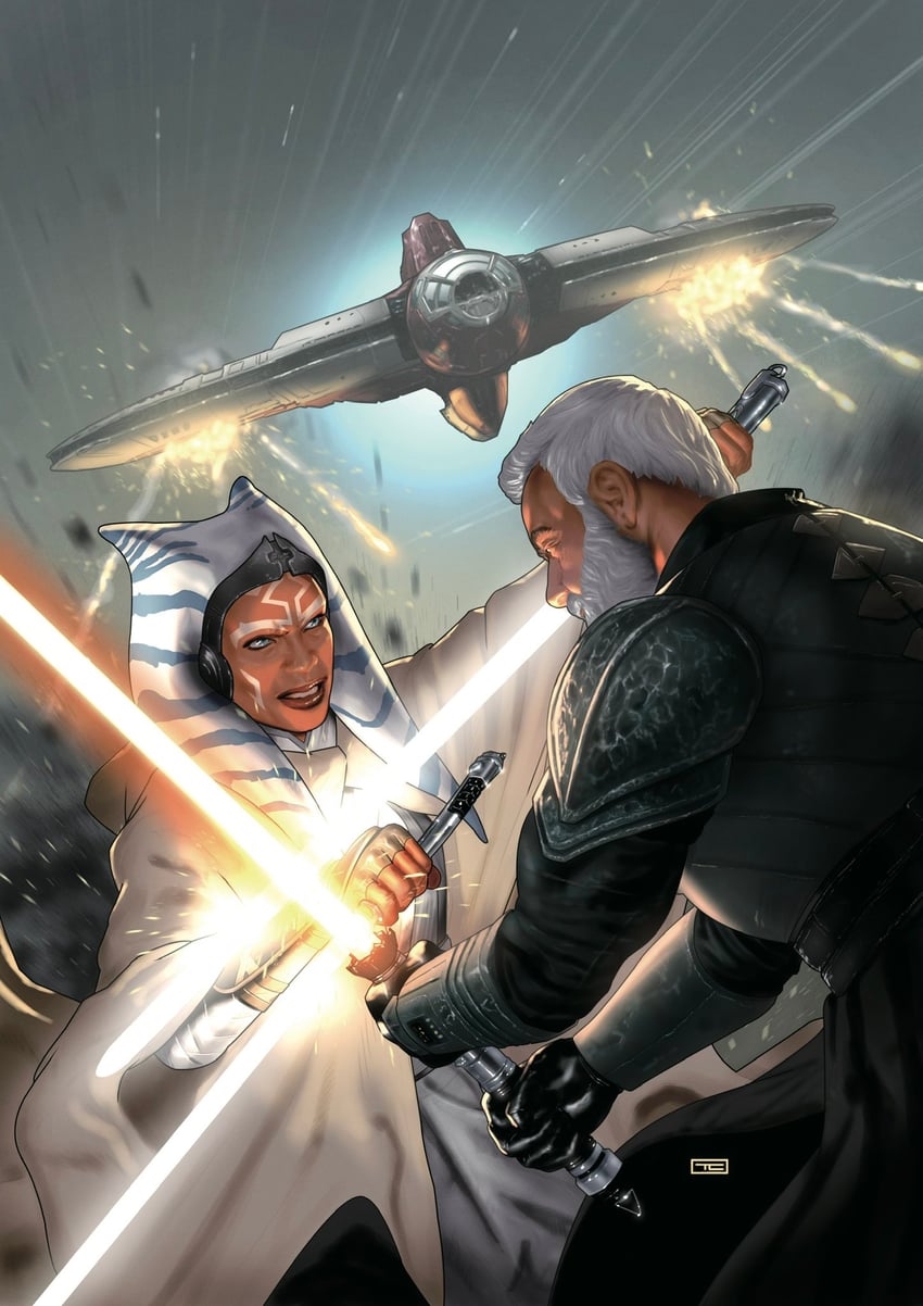 ahsoka tano and baylan skoll (star wars and 1 more) drawn by taurin_clarke