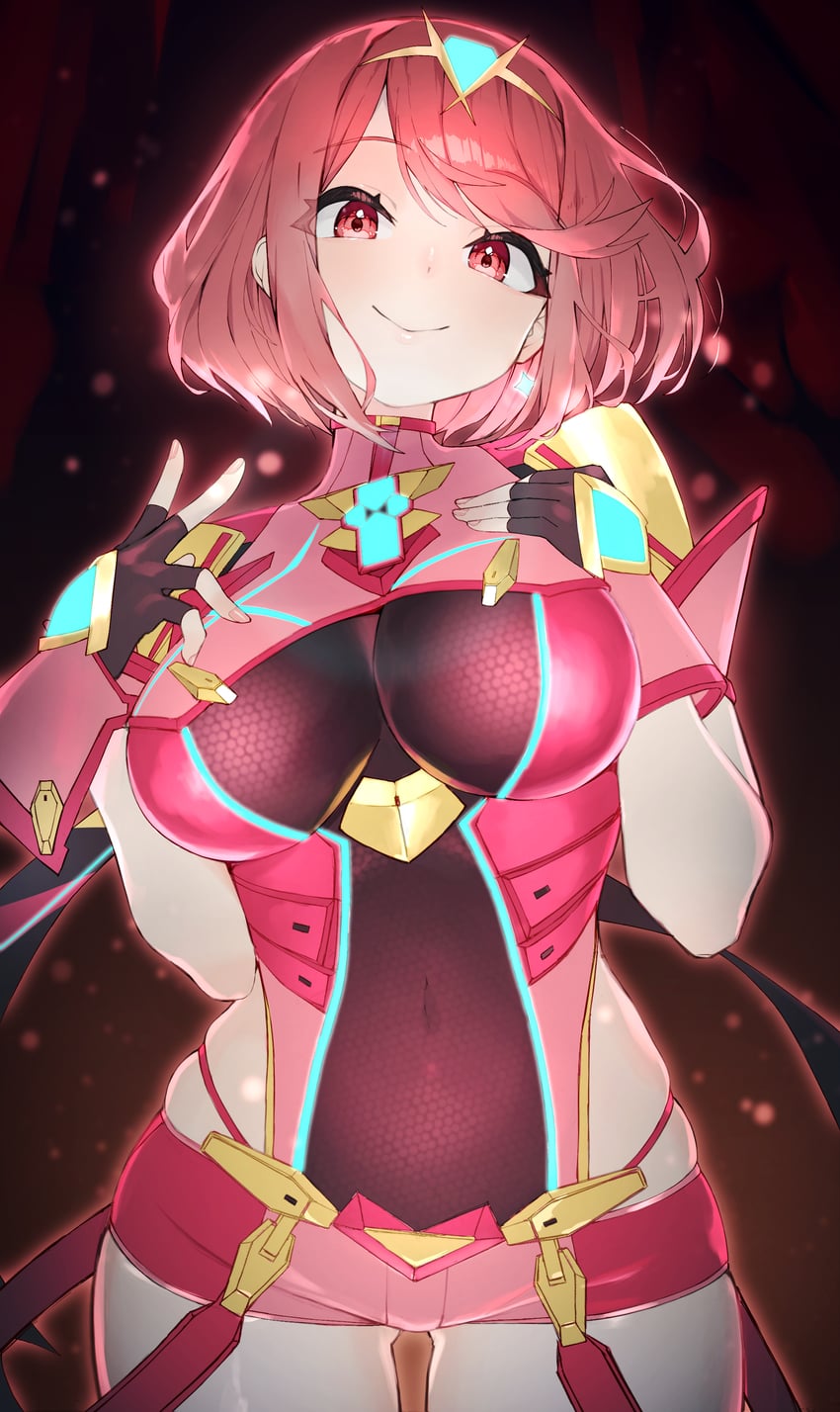 pyra (xenoblade chronicles and 1 more) drawn by rindoriko