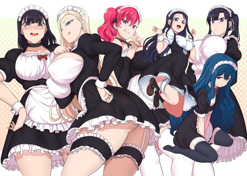 kurashiki reina, miyajima sakura, takamine misao, sakagami akino, nozaki yuu, and 1 more (saimin seishidou) drawn by aiue_oka