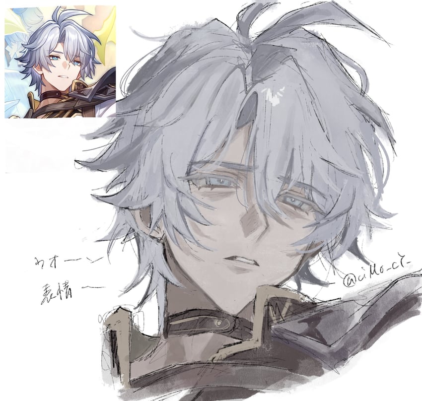 phainon (honkai and 1 more) drawn by cyn_ouo