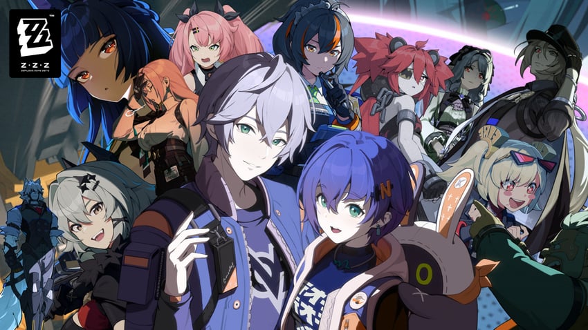 hoshimi miyabi, belle, wise, nicole demara, tsukishiro yanagi, and 9 more (zenless zone zero)