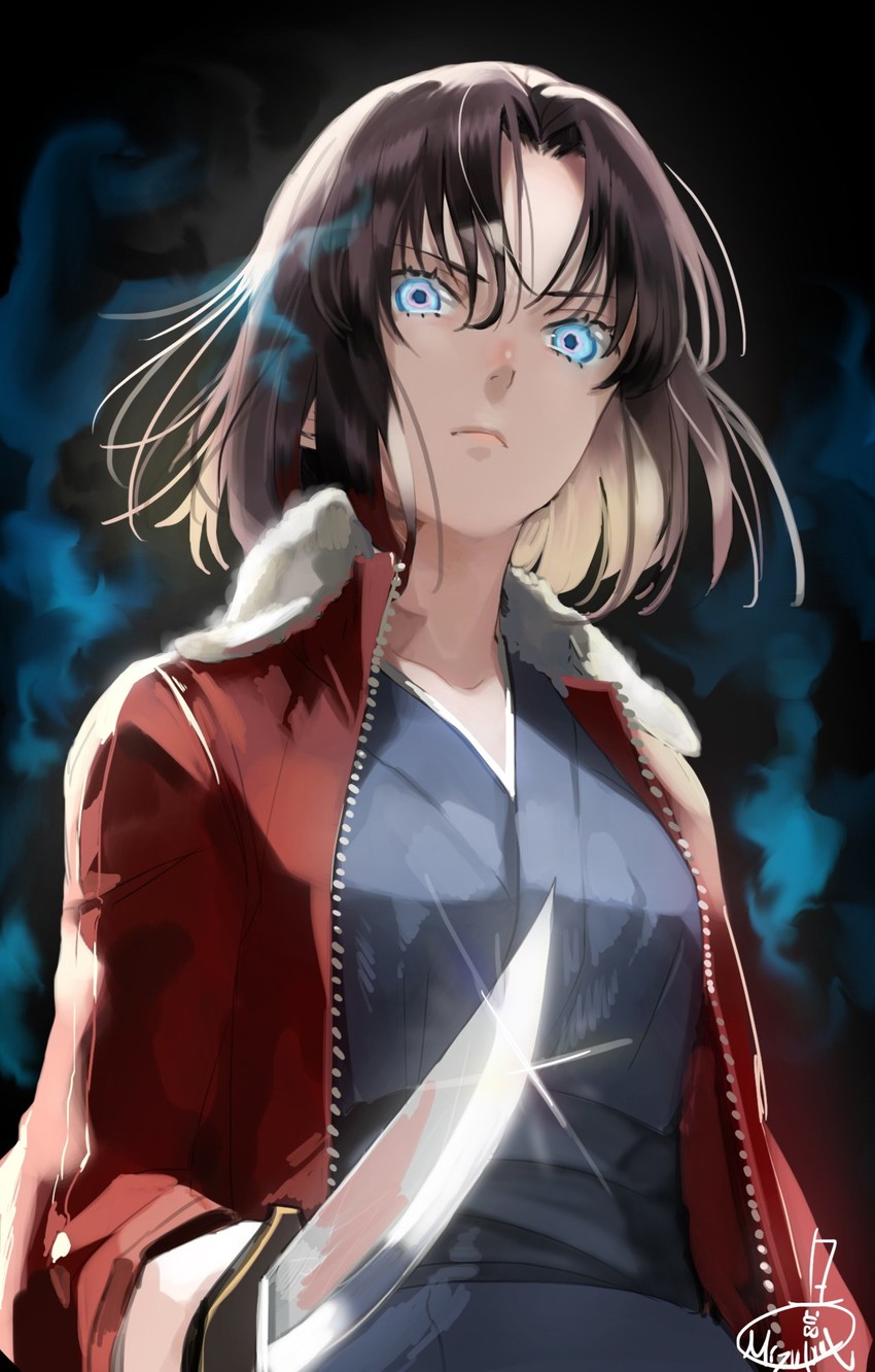 ryougi shiki (kara no kyoukai) drawn by mizutame_tori