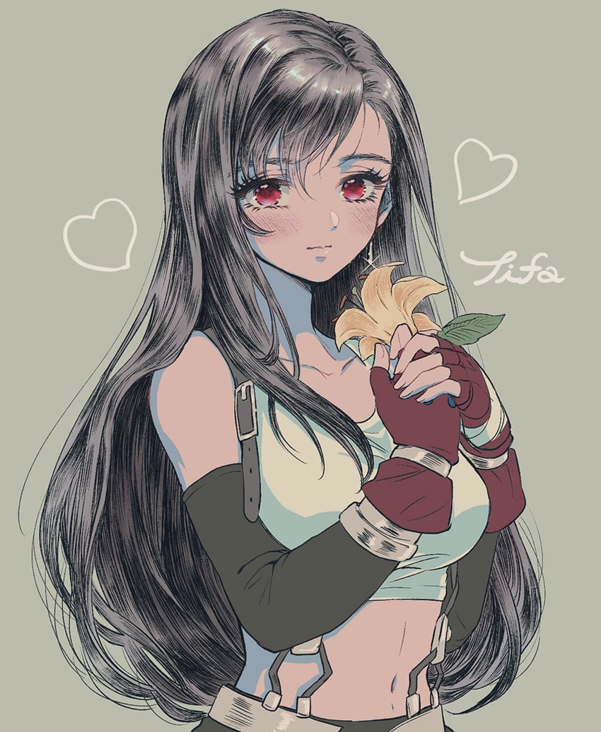 tifa lockhart (final fantasy and 1 more) drawn by takatora