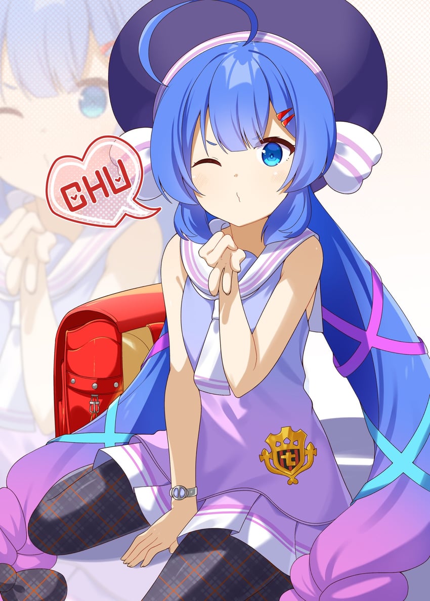 otomachi una (voiceroid and 1 more) drawn by chaakusu