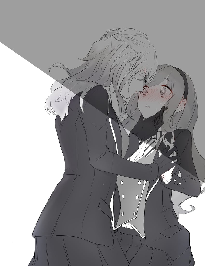vil schoenheit and dire crowley (twisted wonderland) drawn by obiro