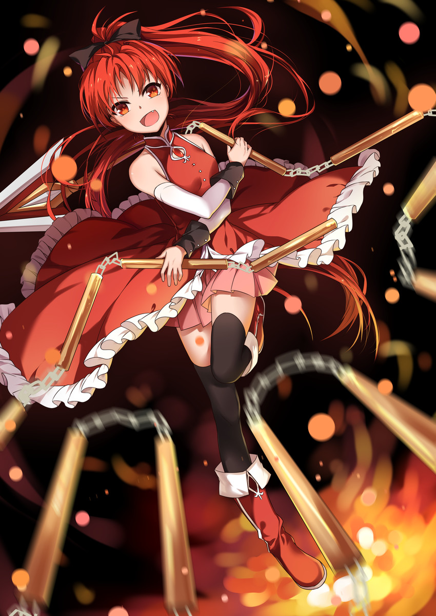 sakura kyoko (mahou shoujo madoka magica) drawn by poppy_(poppykakaka)