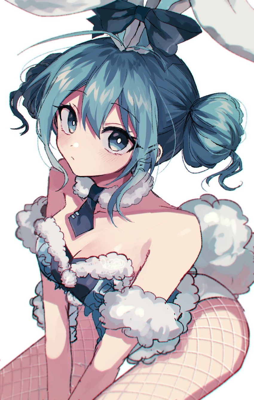hatsune miku and bicute bunnies miku (vocaloid) drawn by danjou_sora