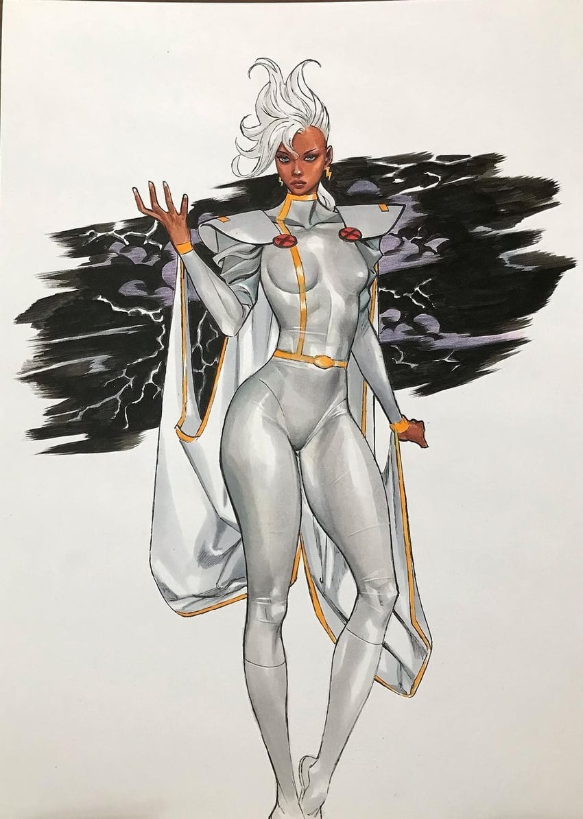 storm (marvel and 1 more) drawn by artofcelor