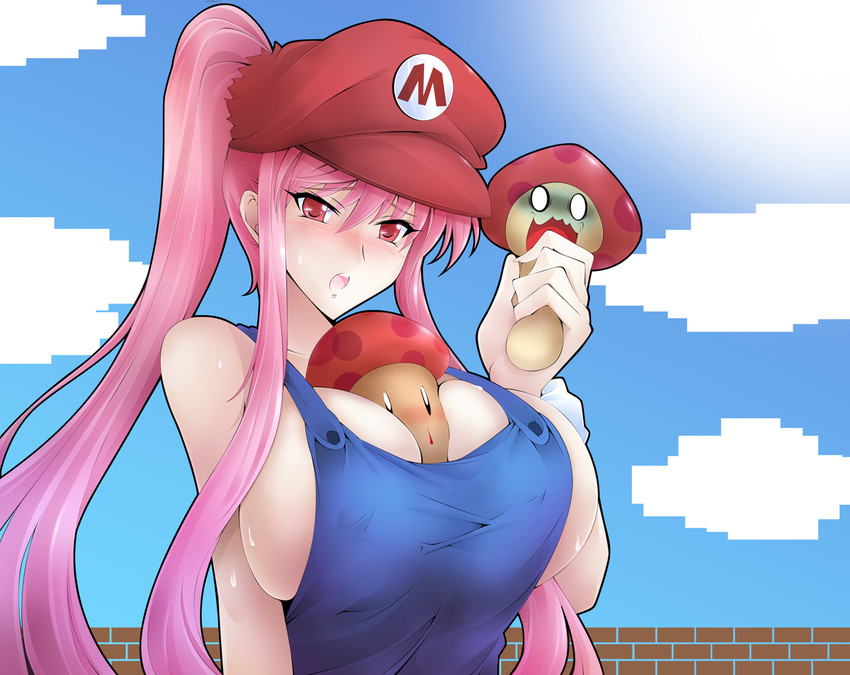 mario and kalvia (original and 1 more) drawn by haganef and the-sinner