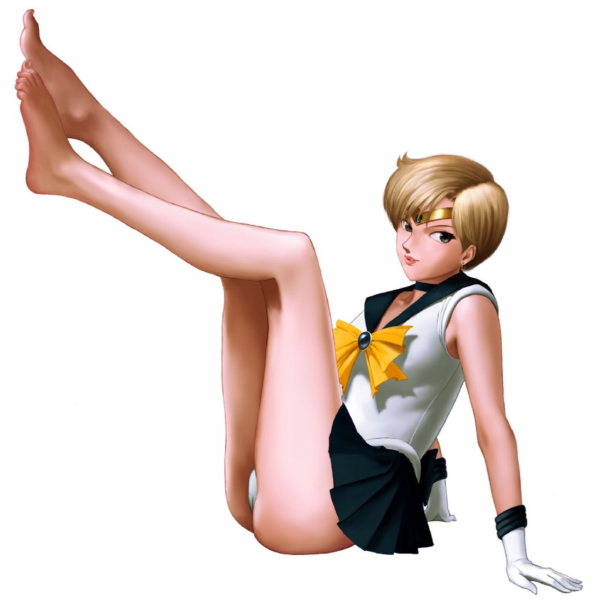 ten'ou haruka and sailor uranus (bishoujo senshi sailor moon) drawn by python_(snake_legs)