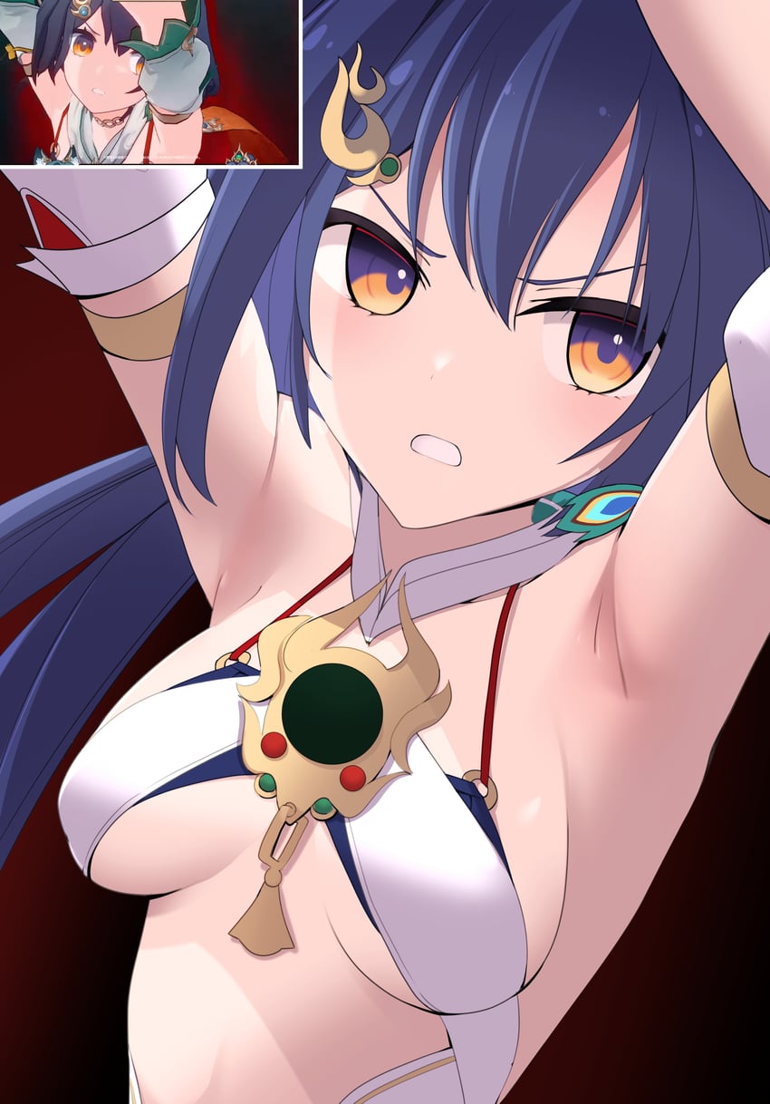 yunli (honkai and 1 more) drawn by tetori_(tetolisto)
