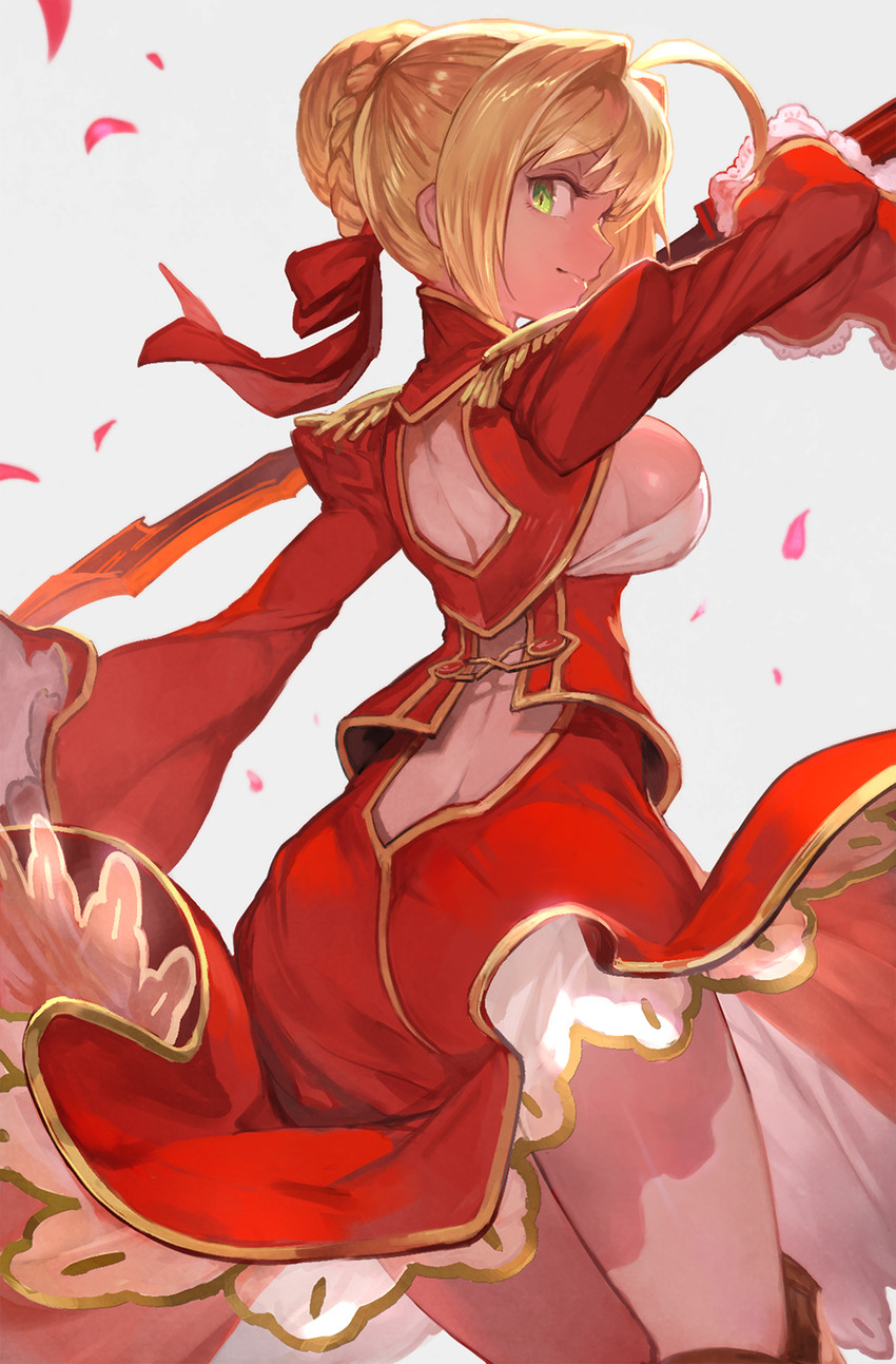 nero claudius (fate and 1 more) drawn by lack