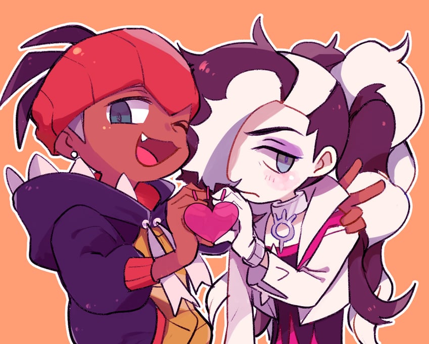 raihan and piers (pokemon and 1 more) drawn by yoyterra