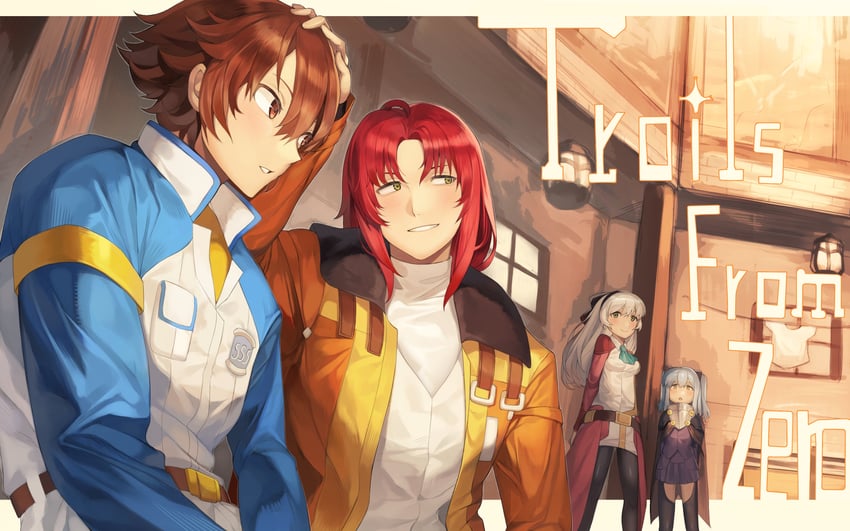 tio plato, elie macdowell, lloyd bannings, and randolph orlando (eiyuu densetsu and 1 more) drawn by cancanbaobao55