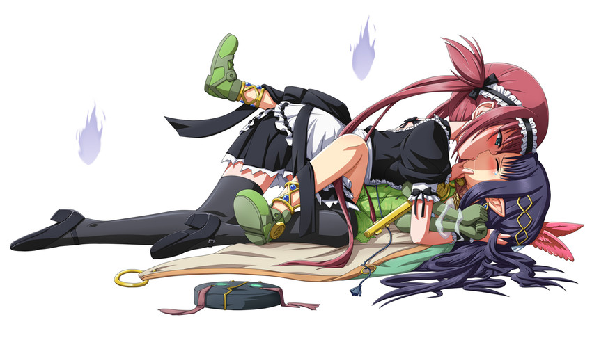 airi and yuit (queen's blade and 1 more) drawn by shirosame