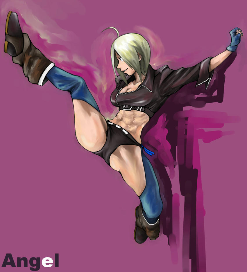 angel (the king of fighters and 1 more) drawn by mimiyama_kiichi