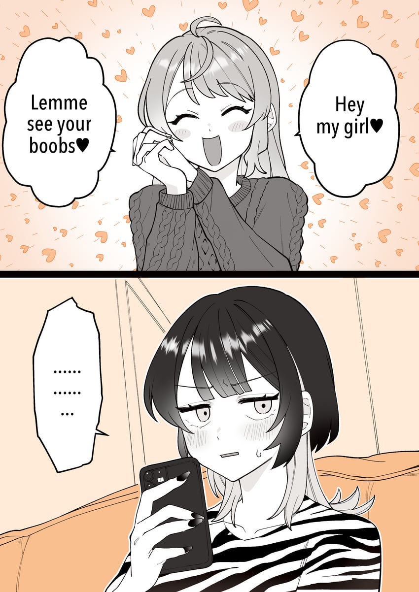minato matsuki and koharu suzumura (koharu and minato) drawn by hyaluron_&_daruma