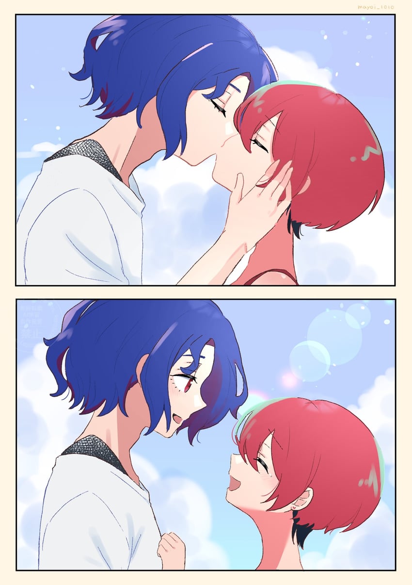 amate yuzuriha and shuji ito (gundam and 1 more) drawn by mayoi_1010