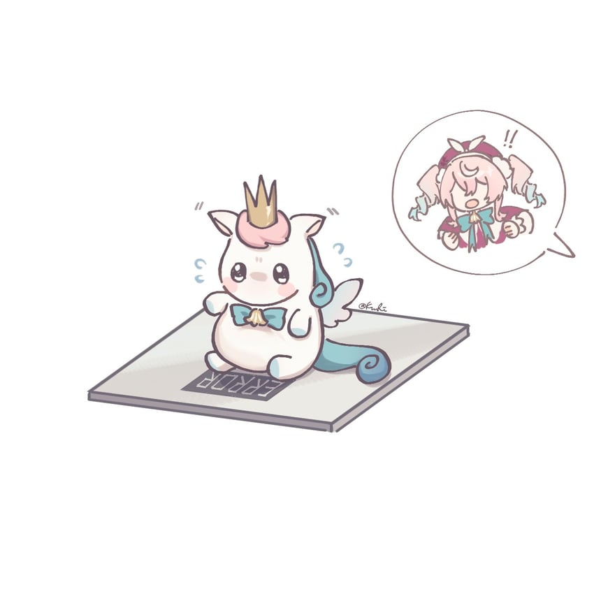 hyacine and little ica (honkai and 1 more) drawn by kuukiwantsleep
