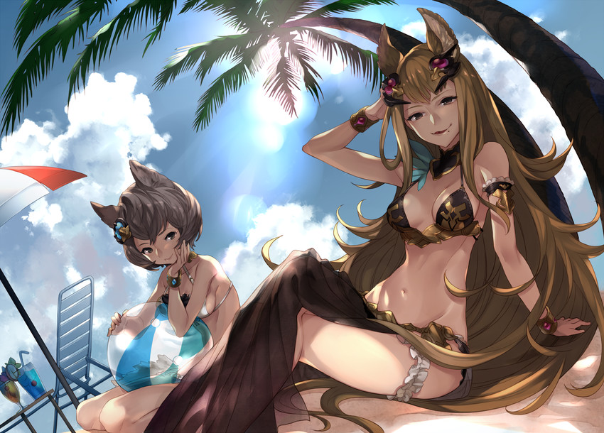 metera and sutera (granblue fantasy) drawn by yuu_(higashi_no_penguin)