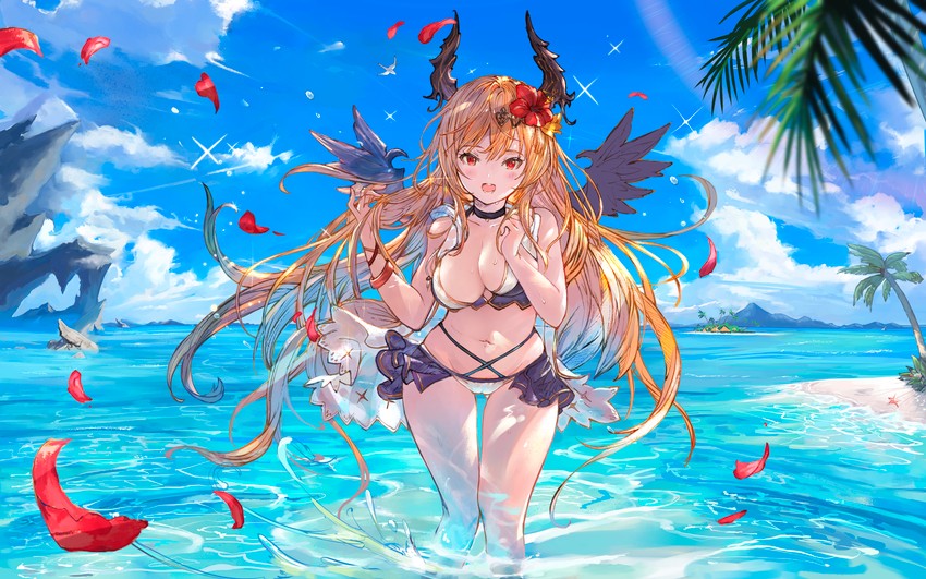 dark angel olivia and olivia (granblue fantasy) drawn by niii
